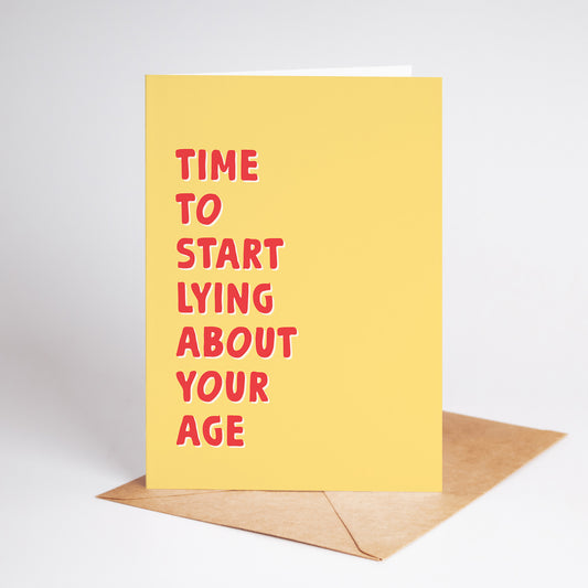 Time to Start Lying About Your Age