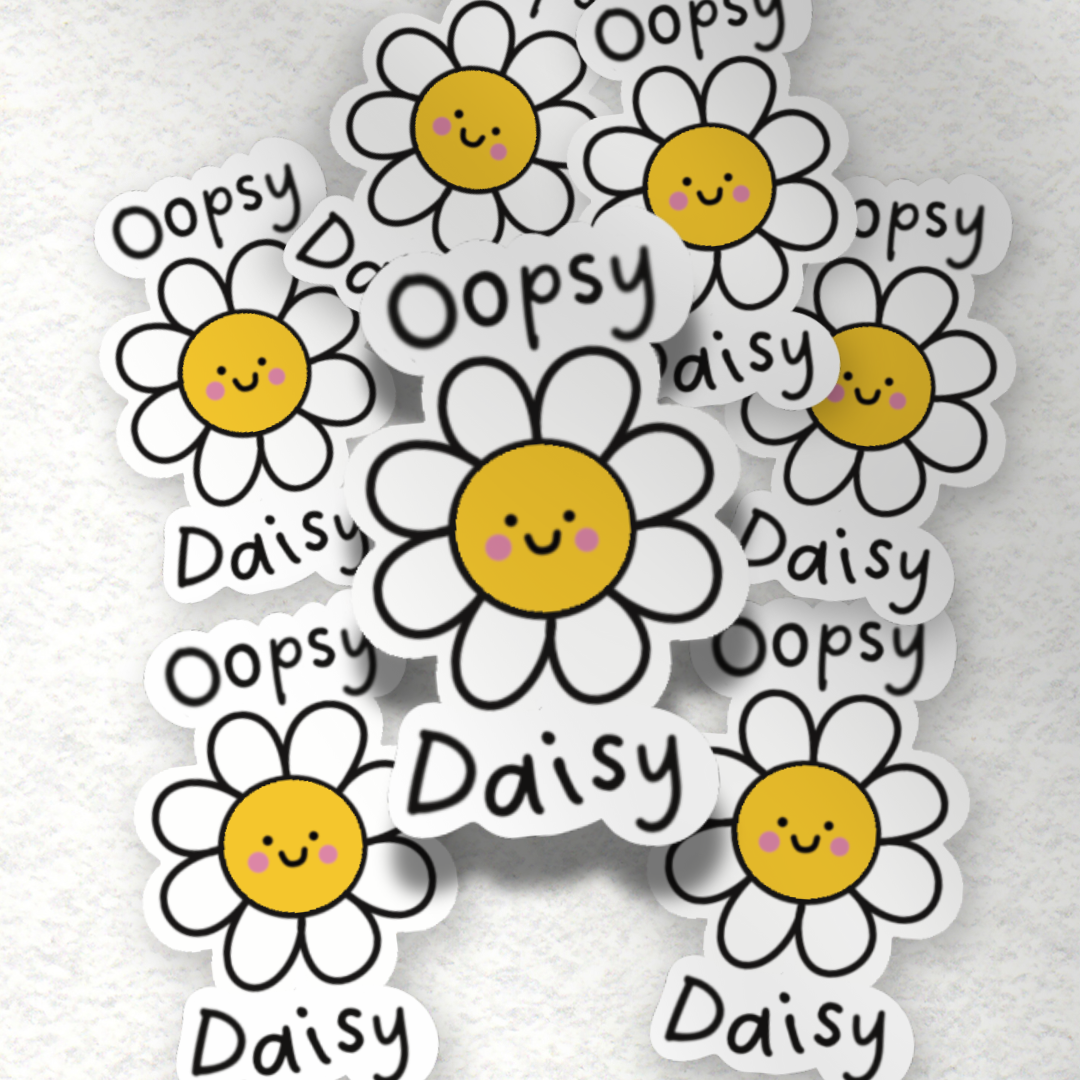 Oopsy Daisy Sticker