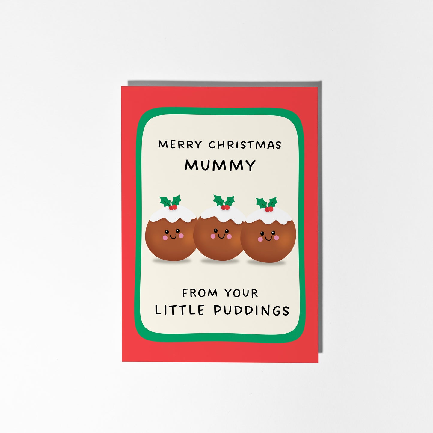 Merry Christmas Mummy From Your Little Puddings