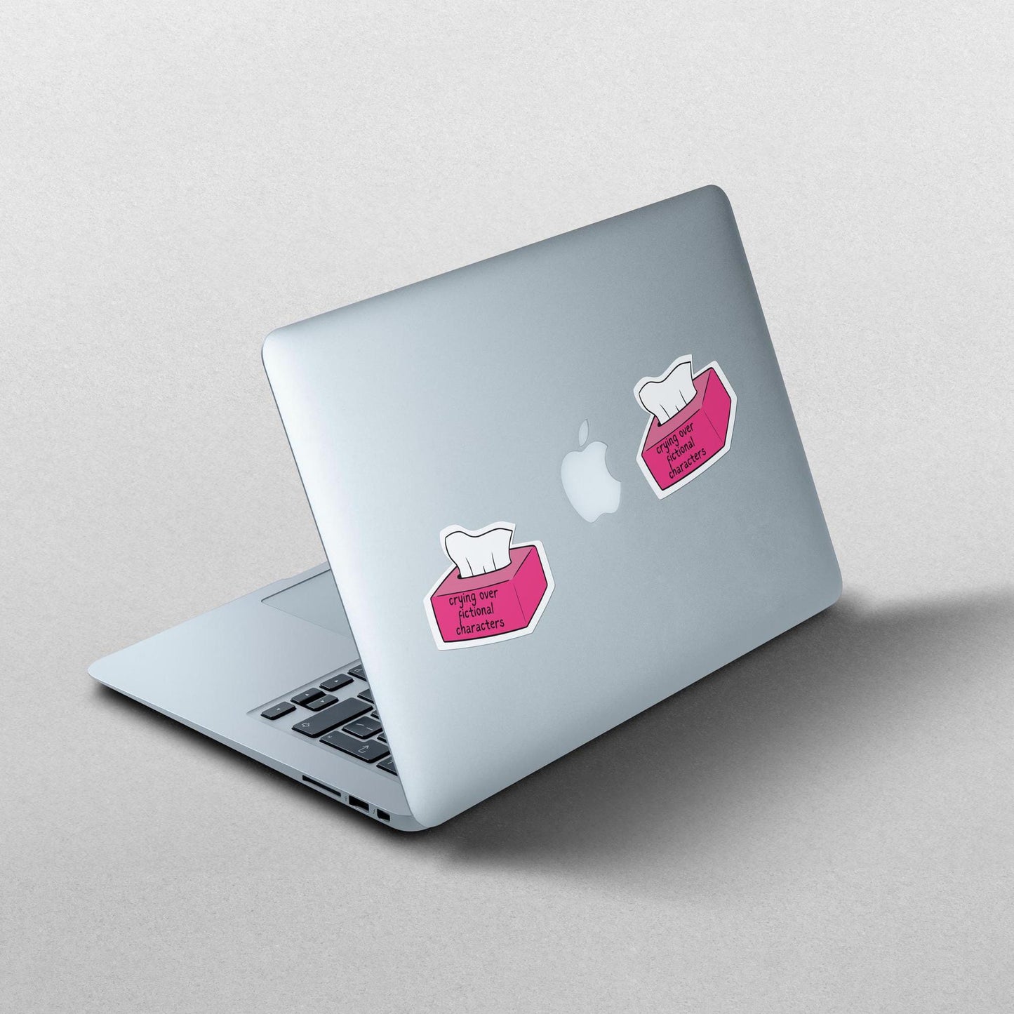 Crying Over Fictional Characters Sticker - PulpKo