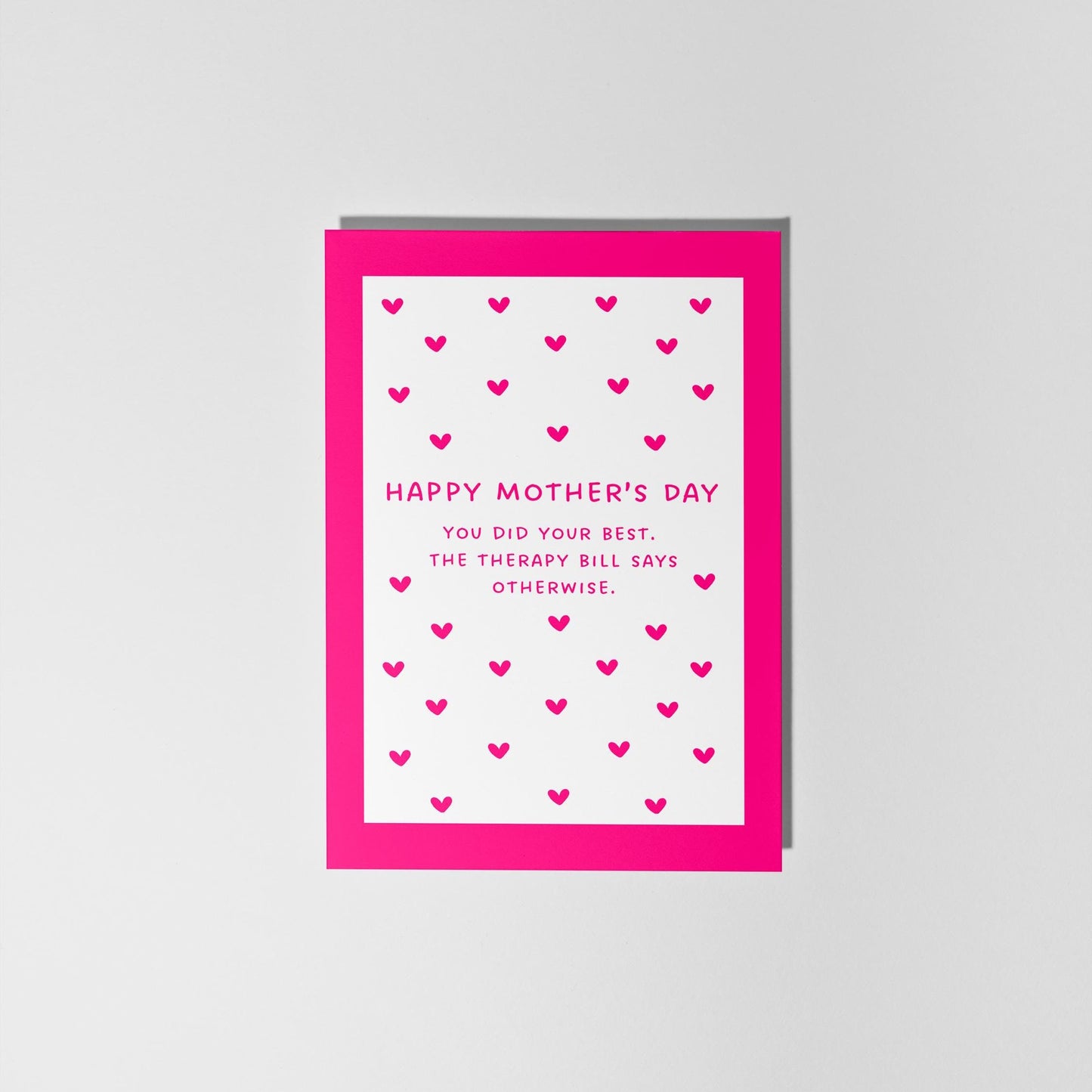 Funny Therapy Mother’s Day Card - Sarcastic Mum - Therapy Bill Joke - Cheeky Mum Banter - PulpKo