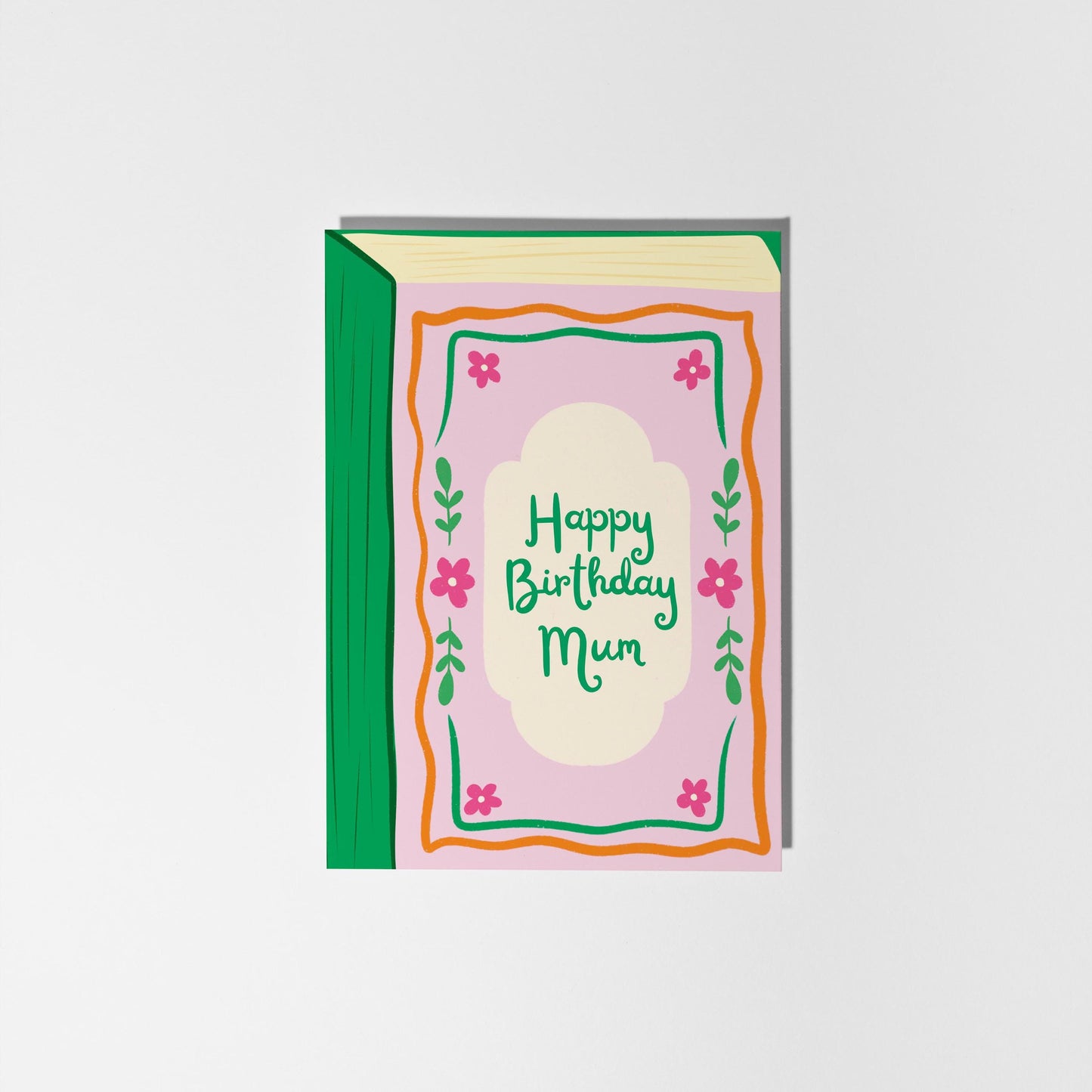 Happy Birthday Mum Card; Book Cover Design - PulpKo