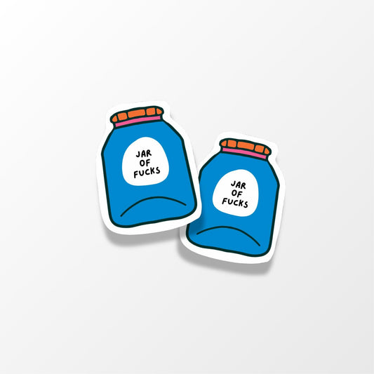 Jar of Fucks Sticker - PulpKo