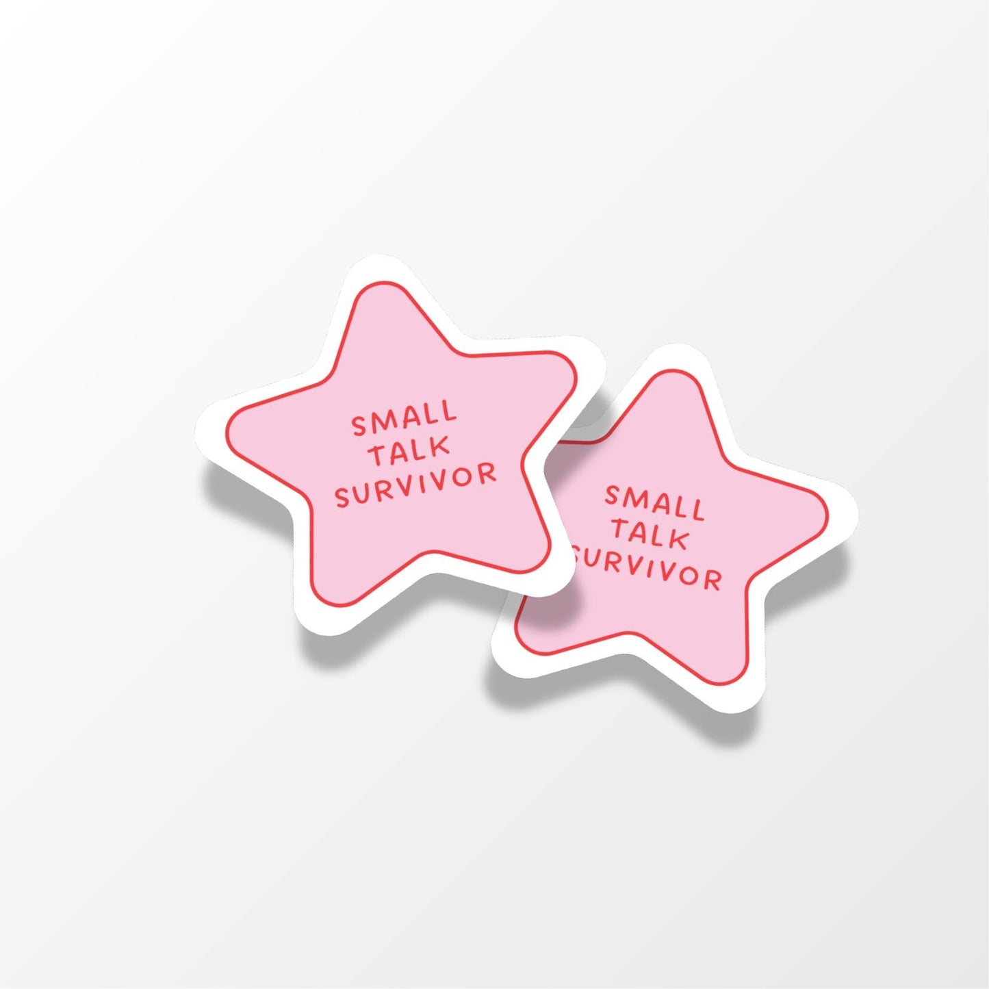 Small Talk Survivor Sticker - PulpKo