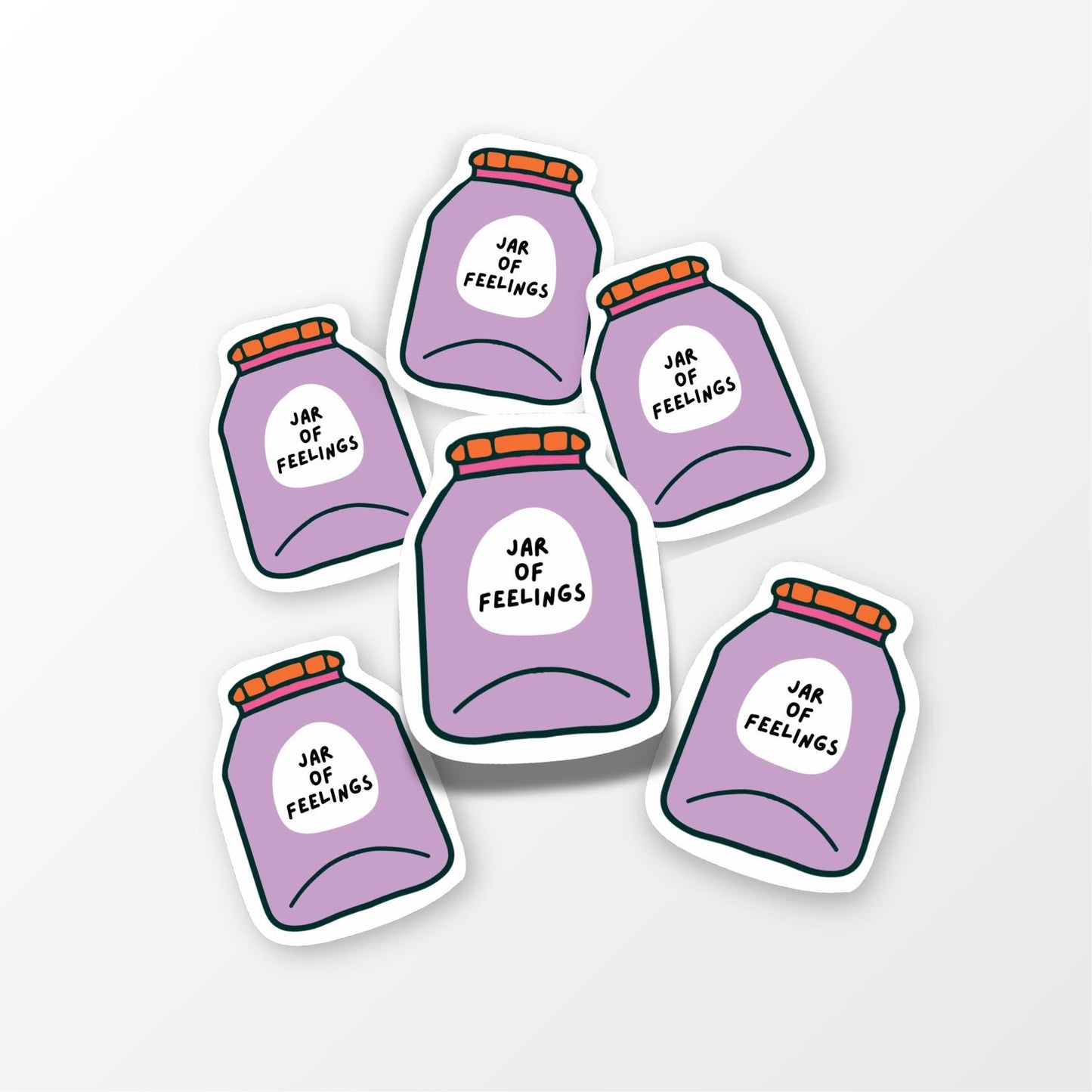 Jar of Feelings Sticker - PulpKo