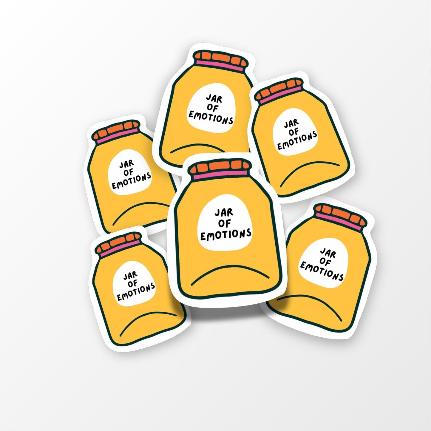 Jar of Emotions Sticker - PulpKo