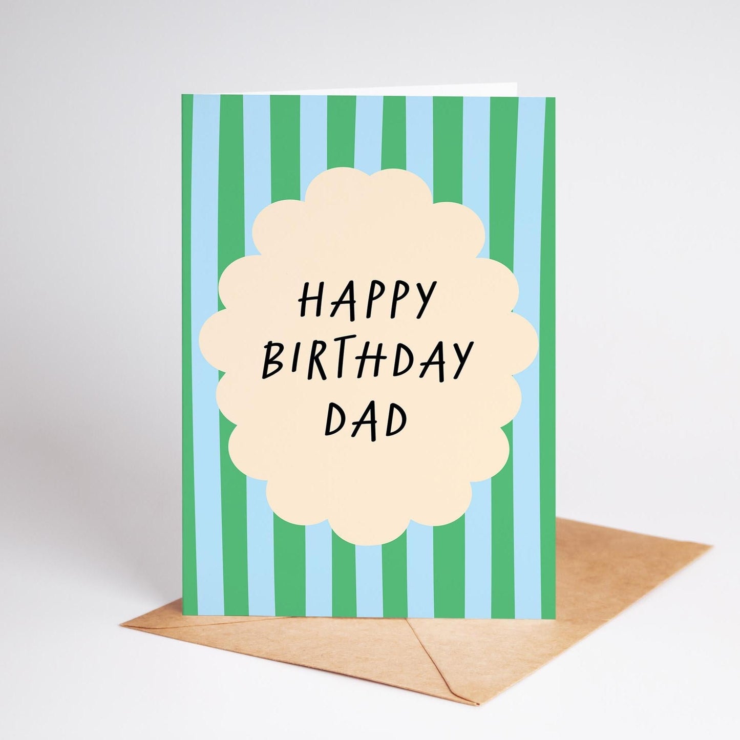 Happy Birthday Dad, Fun and Bright Greeting Card - PulpKo