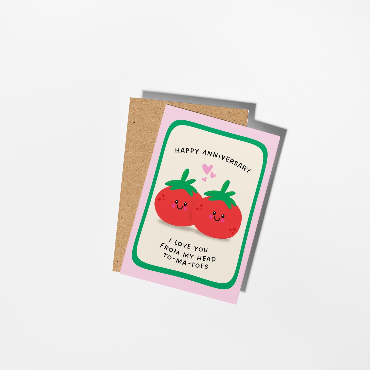 Tomato Couple Anniversary Card - PulpKo