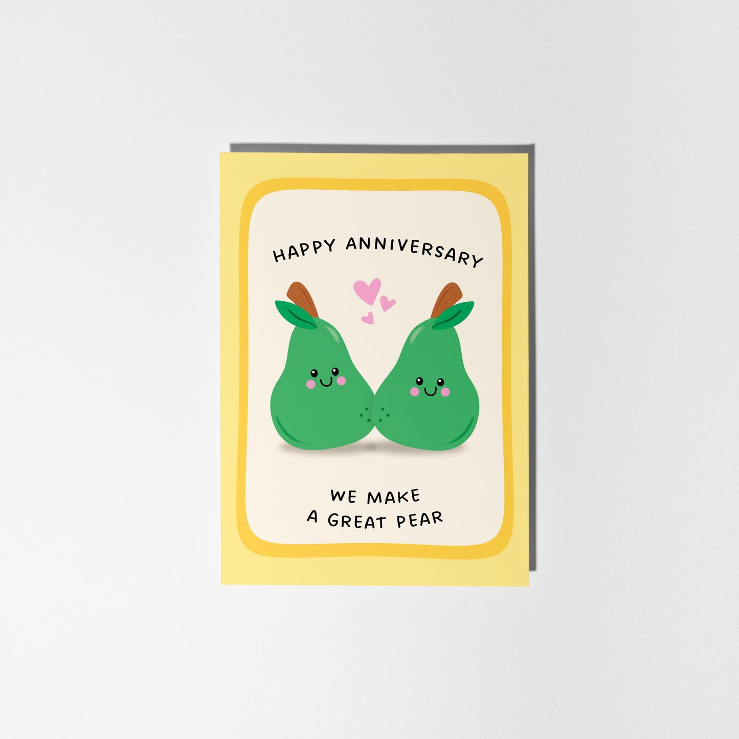 We Make a Great Pear Anniversary Card - PulpKo