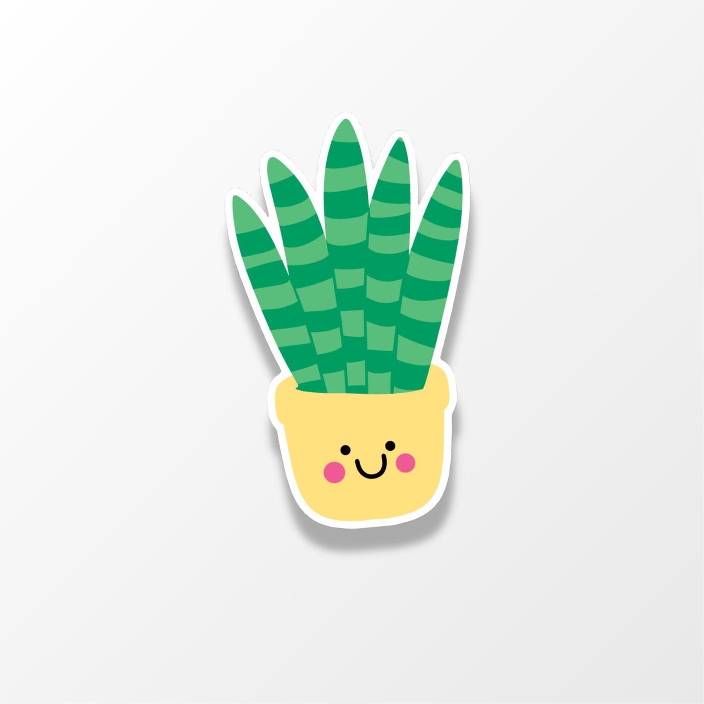 Plant Sticker Pack – 3 Cute Potted Plant Vinyl Stickers - PulpKo