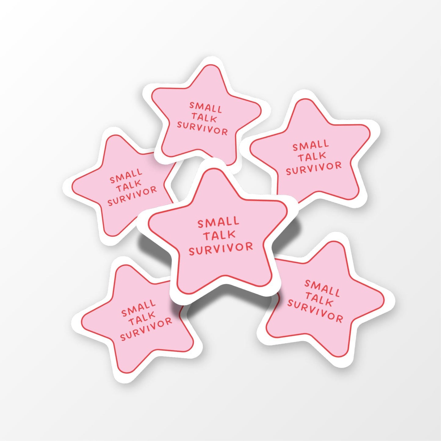 Small Talk Survivor Sticker - PulpKo