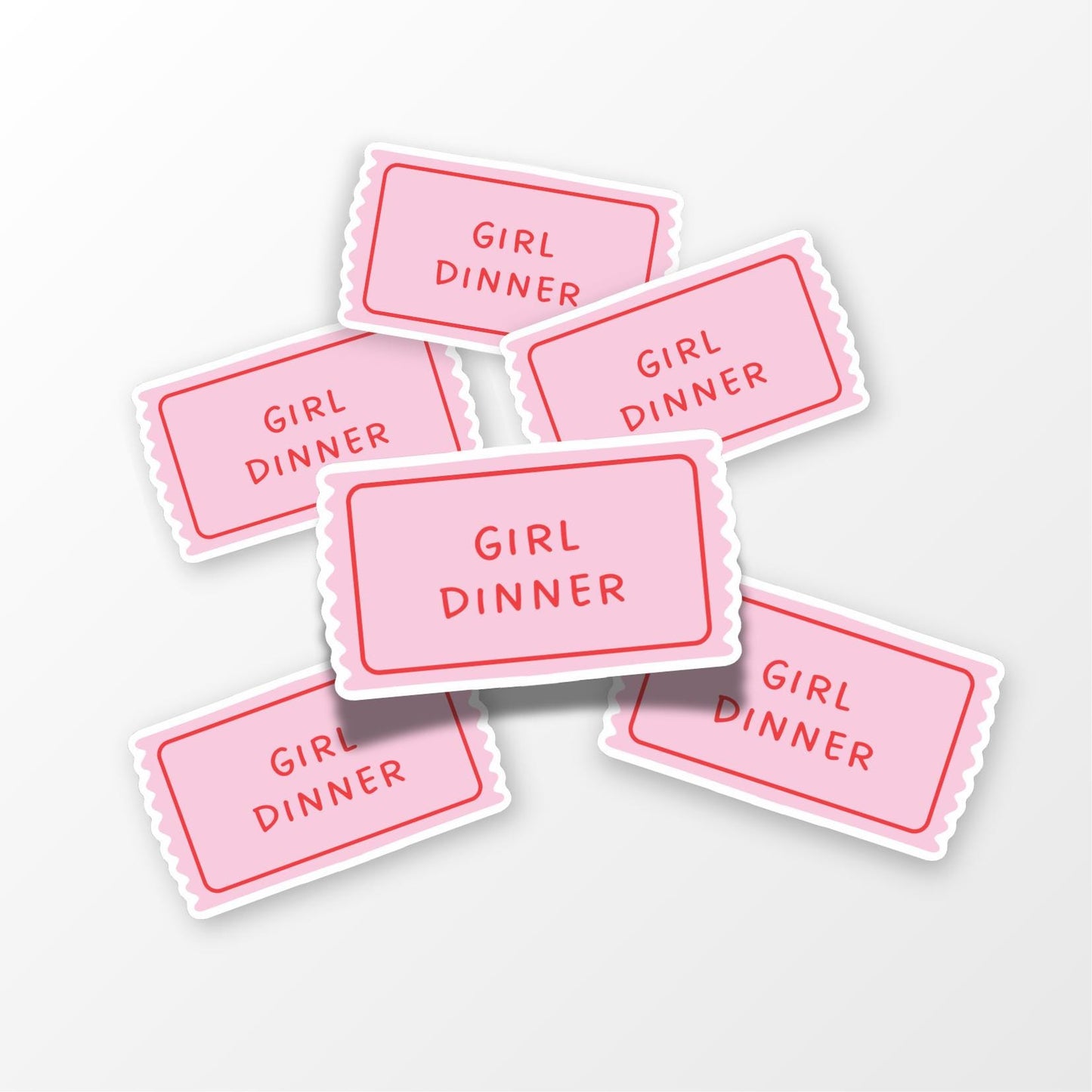 Girl Dinner Sticker - PulpKo