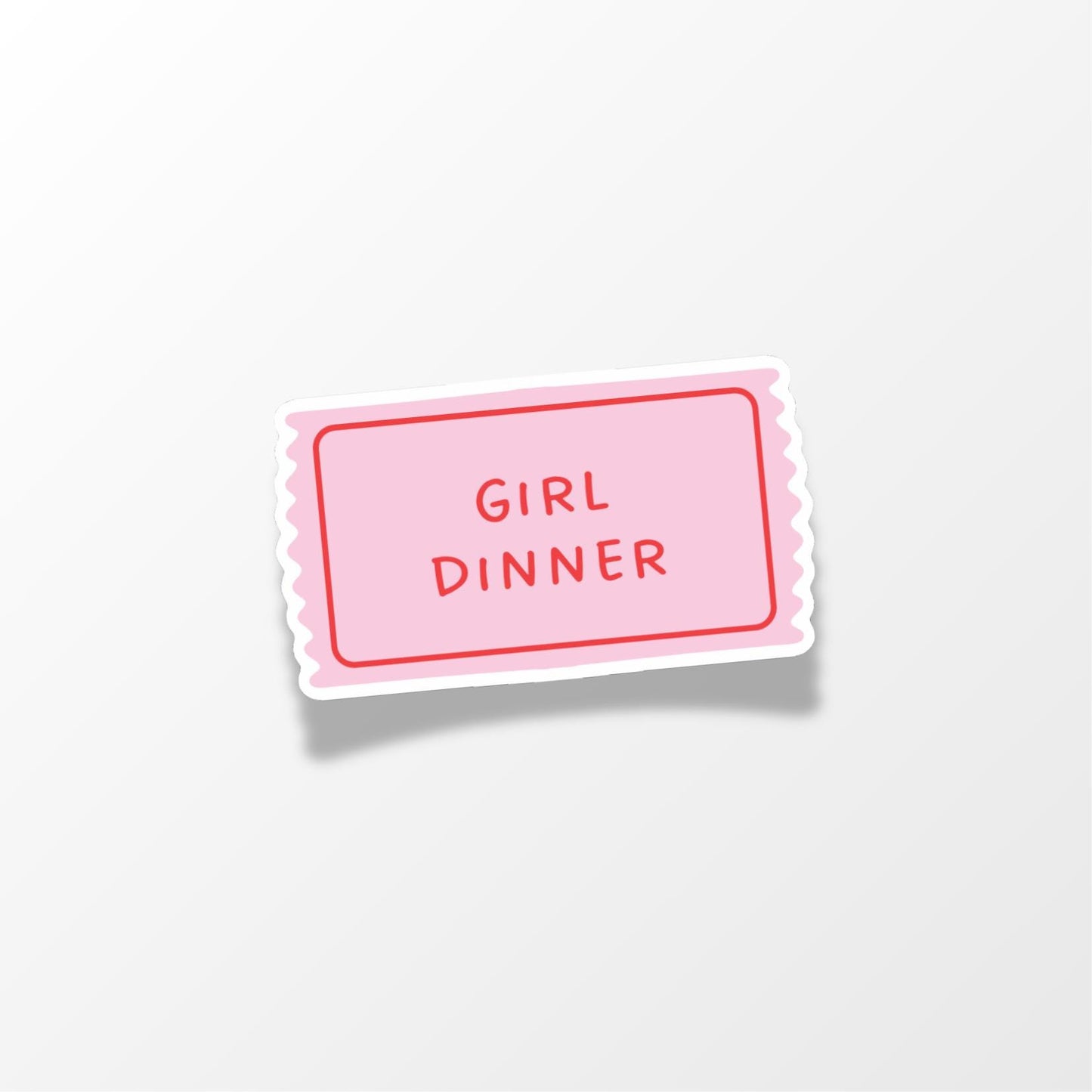 Girl Dinner Sticker - PulpKo