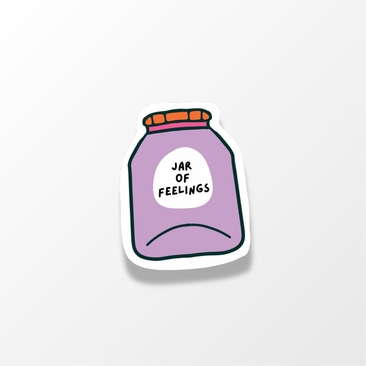 Jar of Feelings Sticker - PulpKo