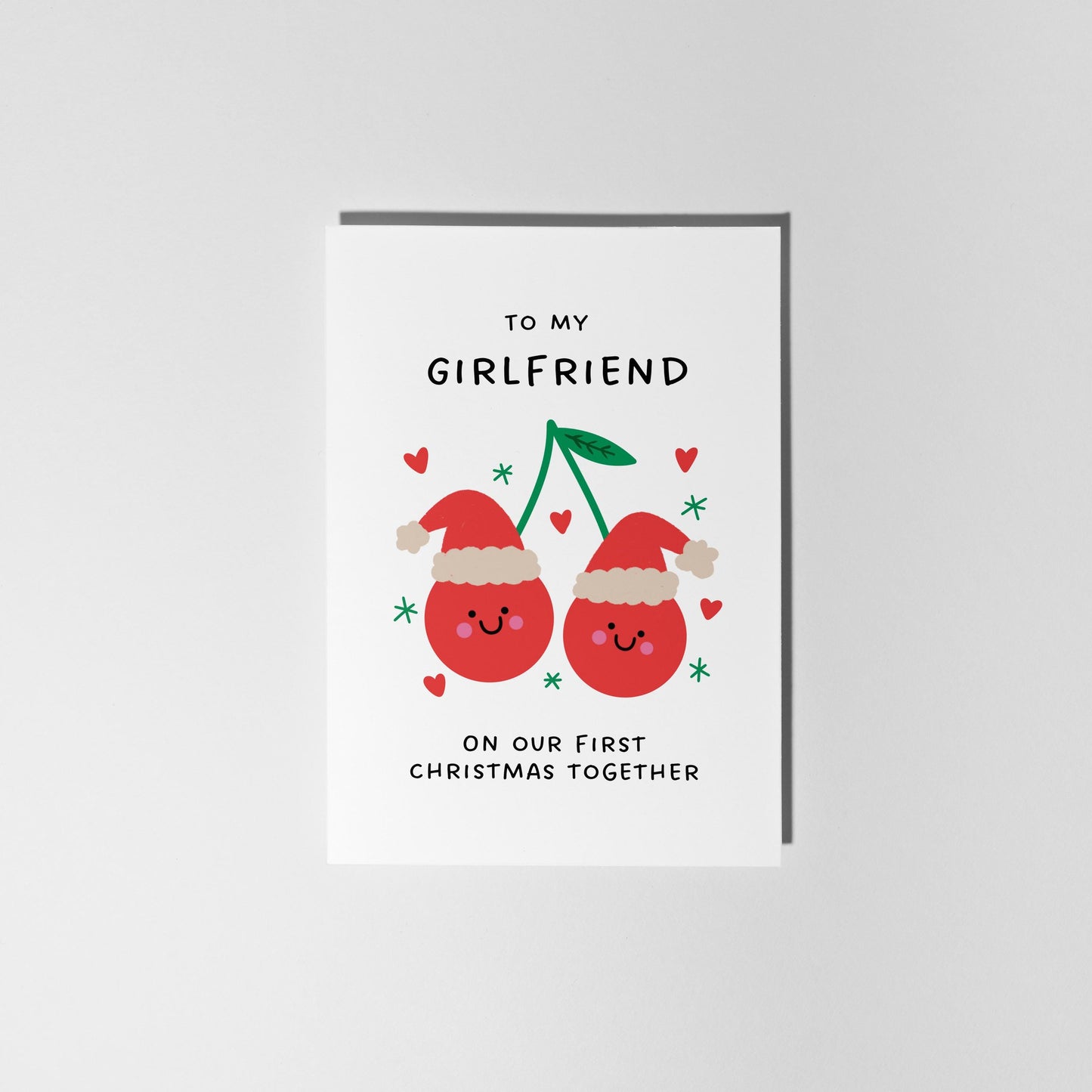 To My Girlfriend – First Christmas Together Card - PulpKo