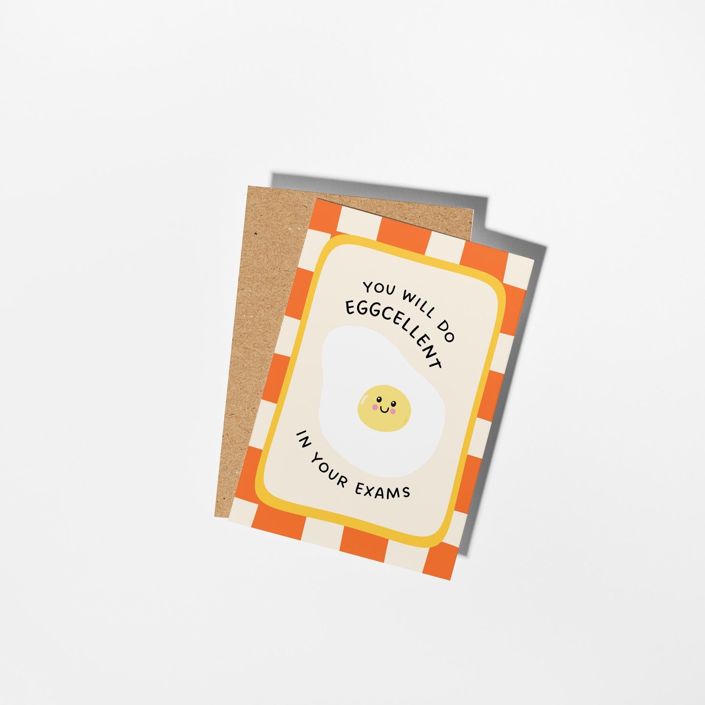 Funny Exam Card, You’ll Do Eggcellent Card, Good Luck Card - PulpKo