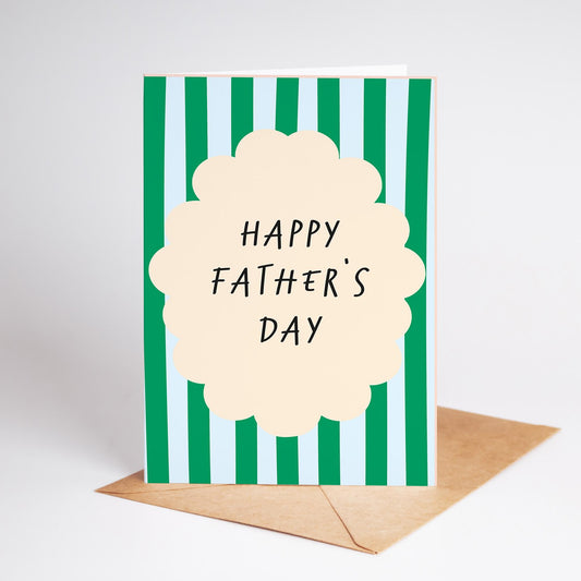 Happy Father’s Day Card, Simple Fathers Day Card, Minimalist Dad Card, Modern Fathers Day Card, Classic Card for Dad - PulpKo