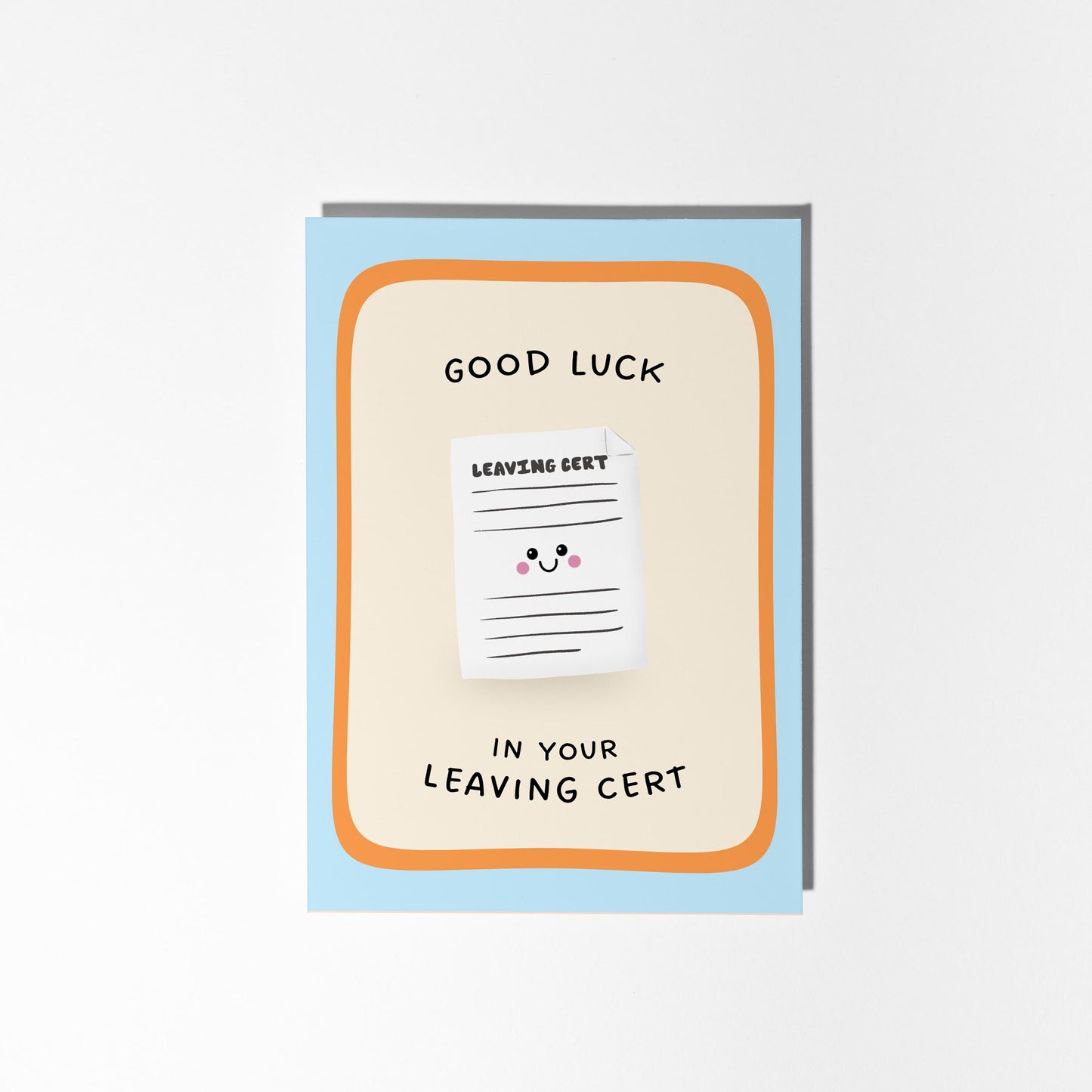 Leaving Cert Good Luck Card, Exam Card for Irish Students, Good Luck Card for Exams - PulpKo