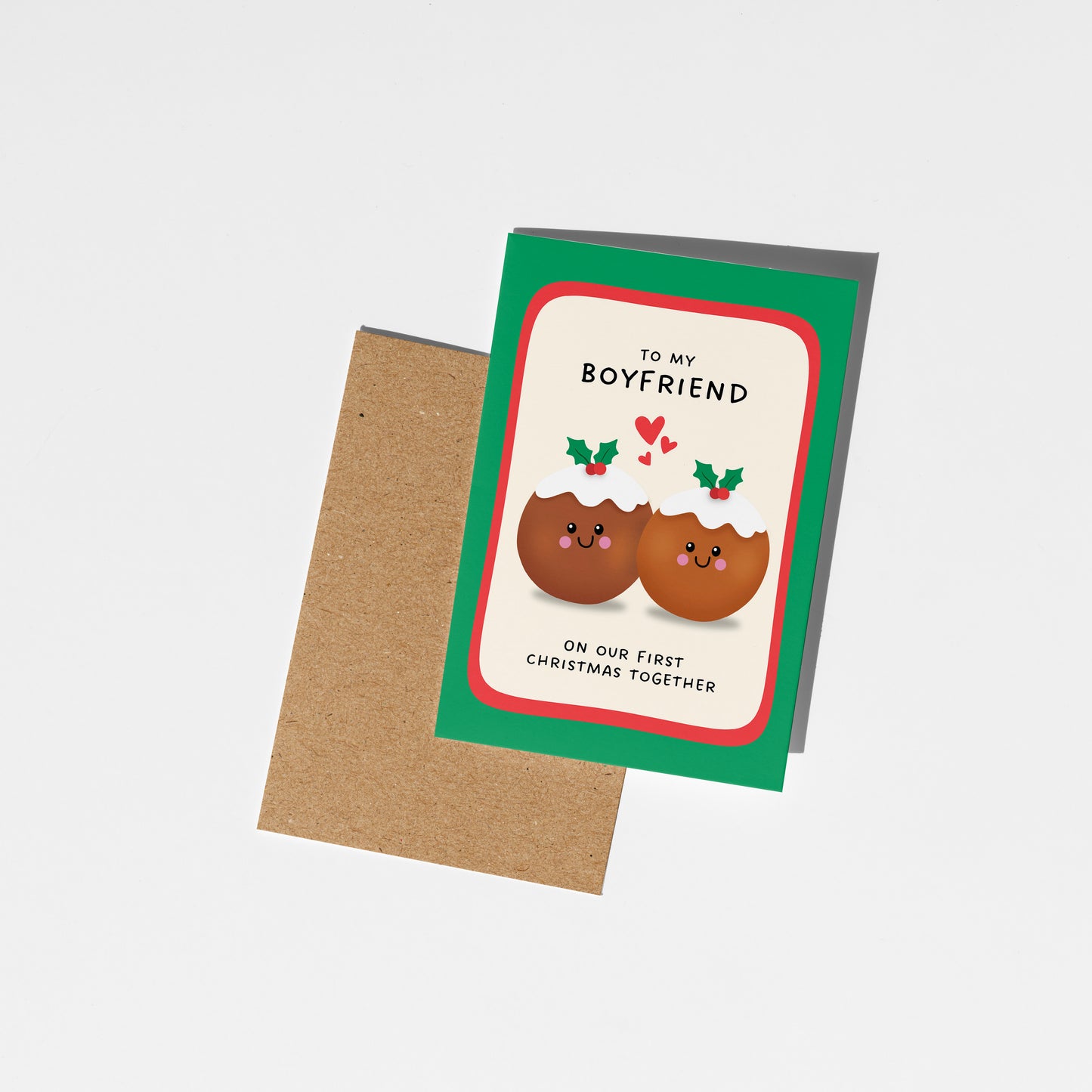 To My Boyfriend on Our First Christmas Together Card