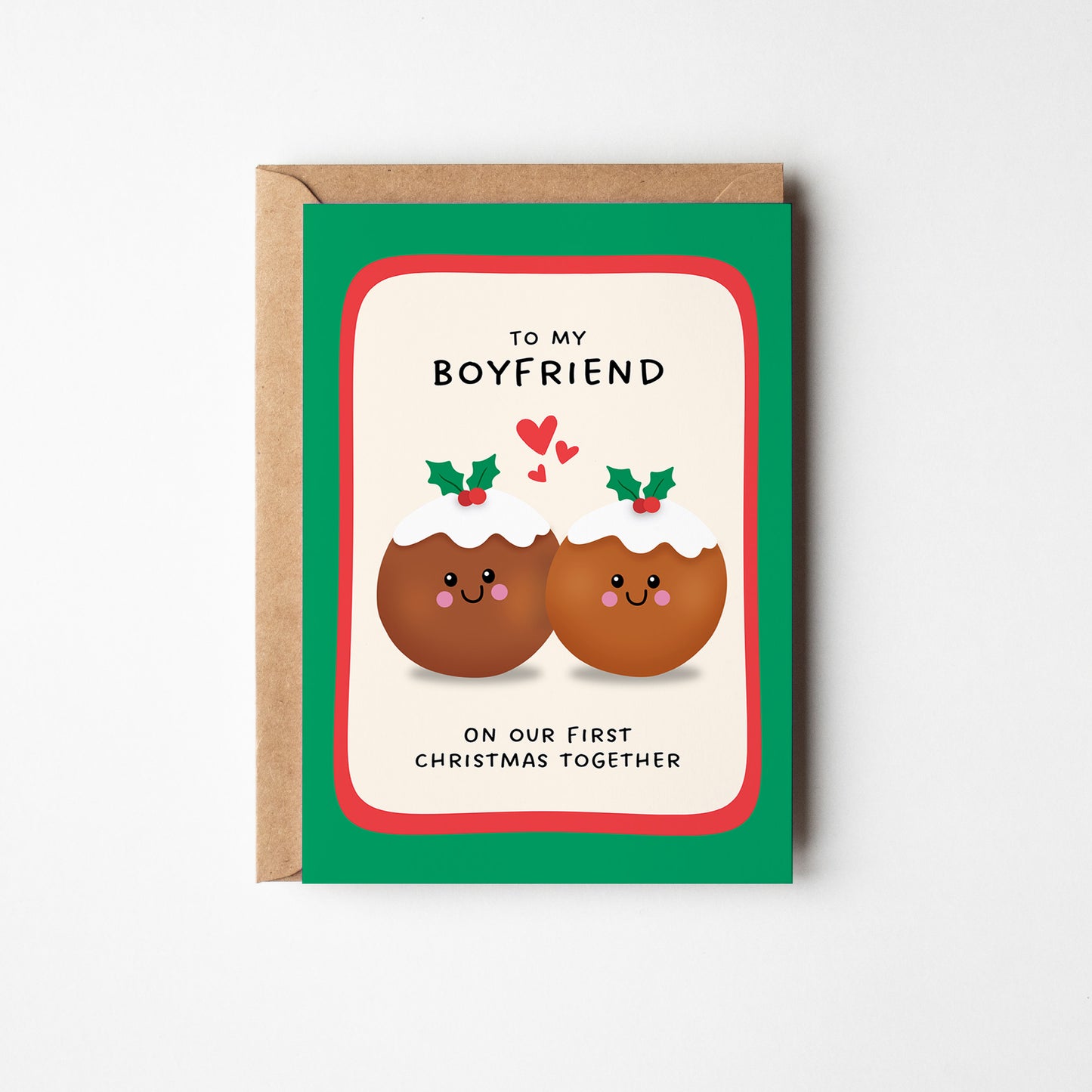To My Boyfriend on Our First Christmas Together Card
