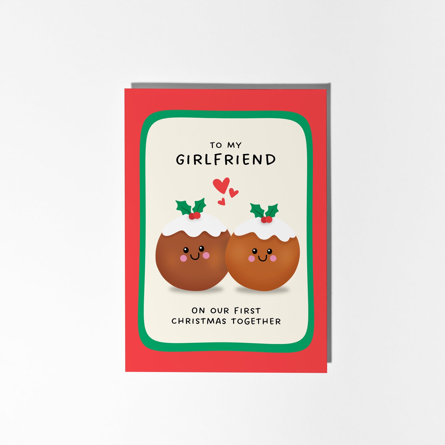 To My Girlfriend on Our First Christmas Together Card