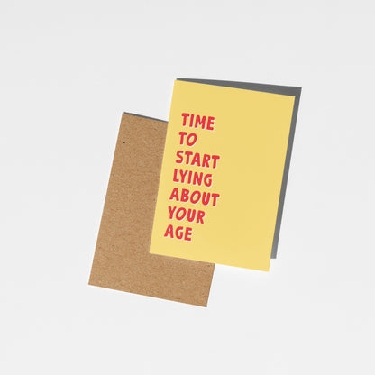 Time to Start Lying About Your Age