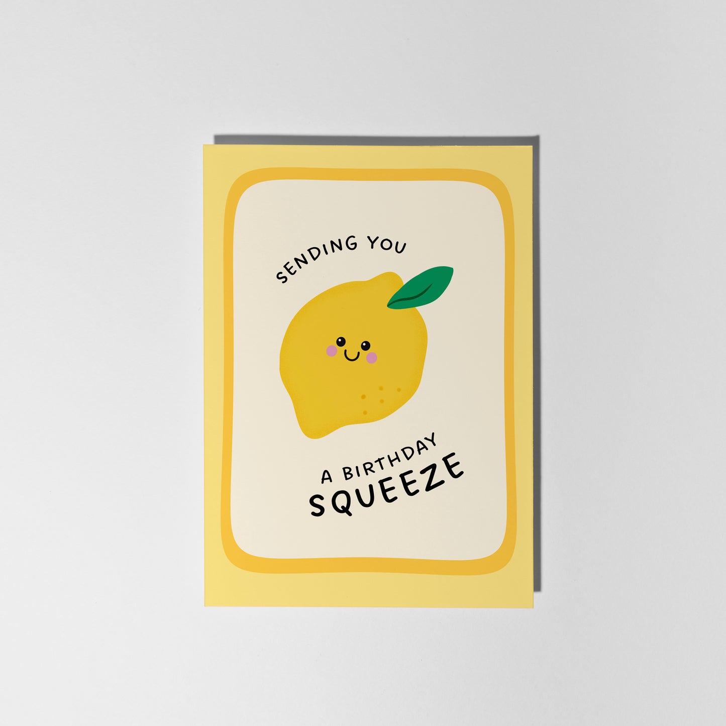 Lemon Birthday Squeeze Card