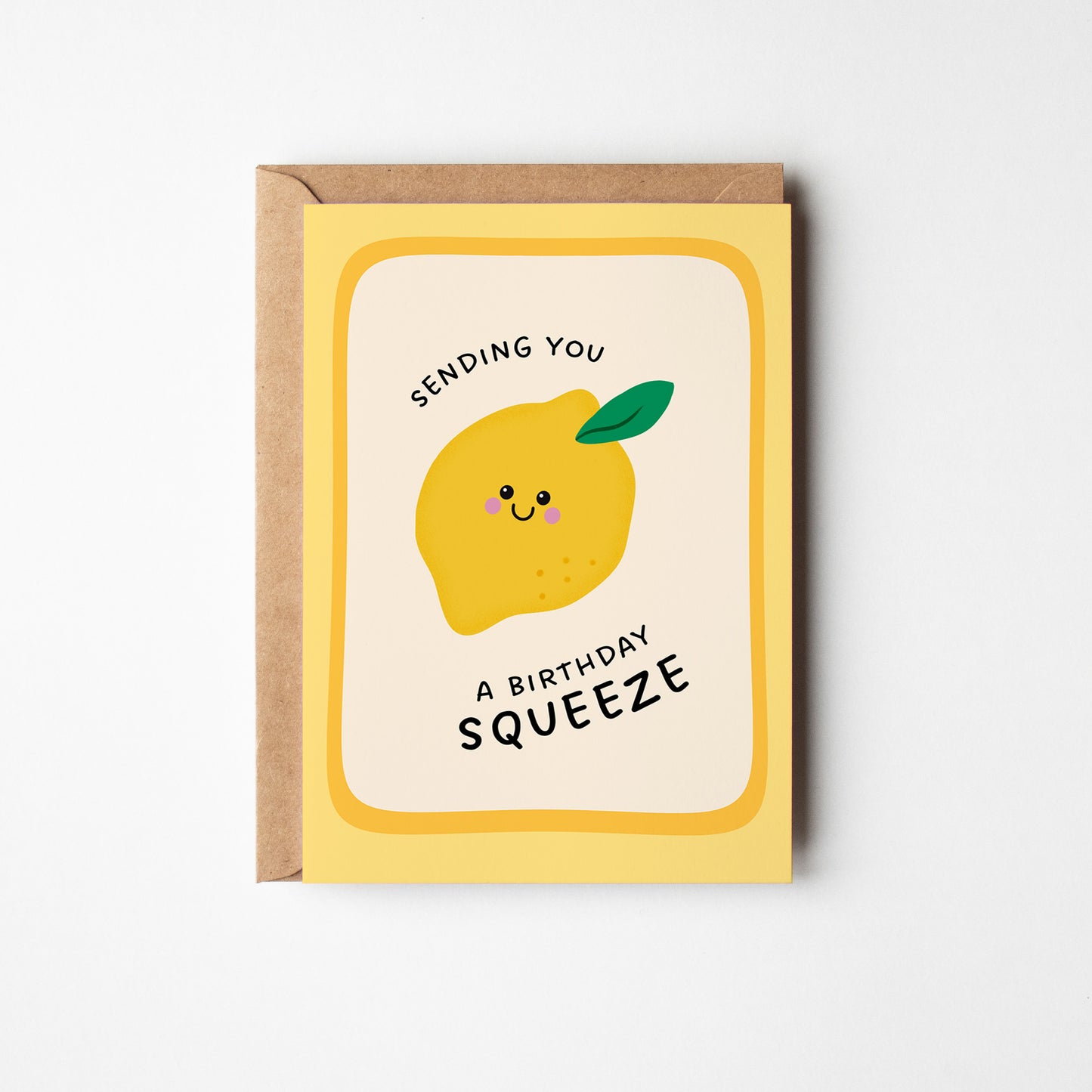 Lemon Birthday Squeeze Card