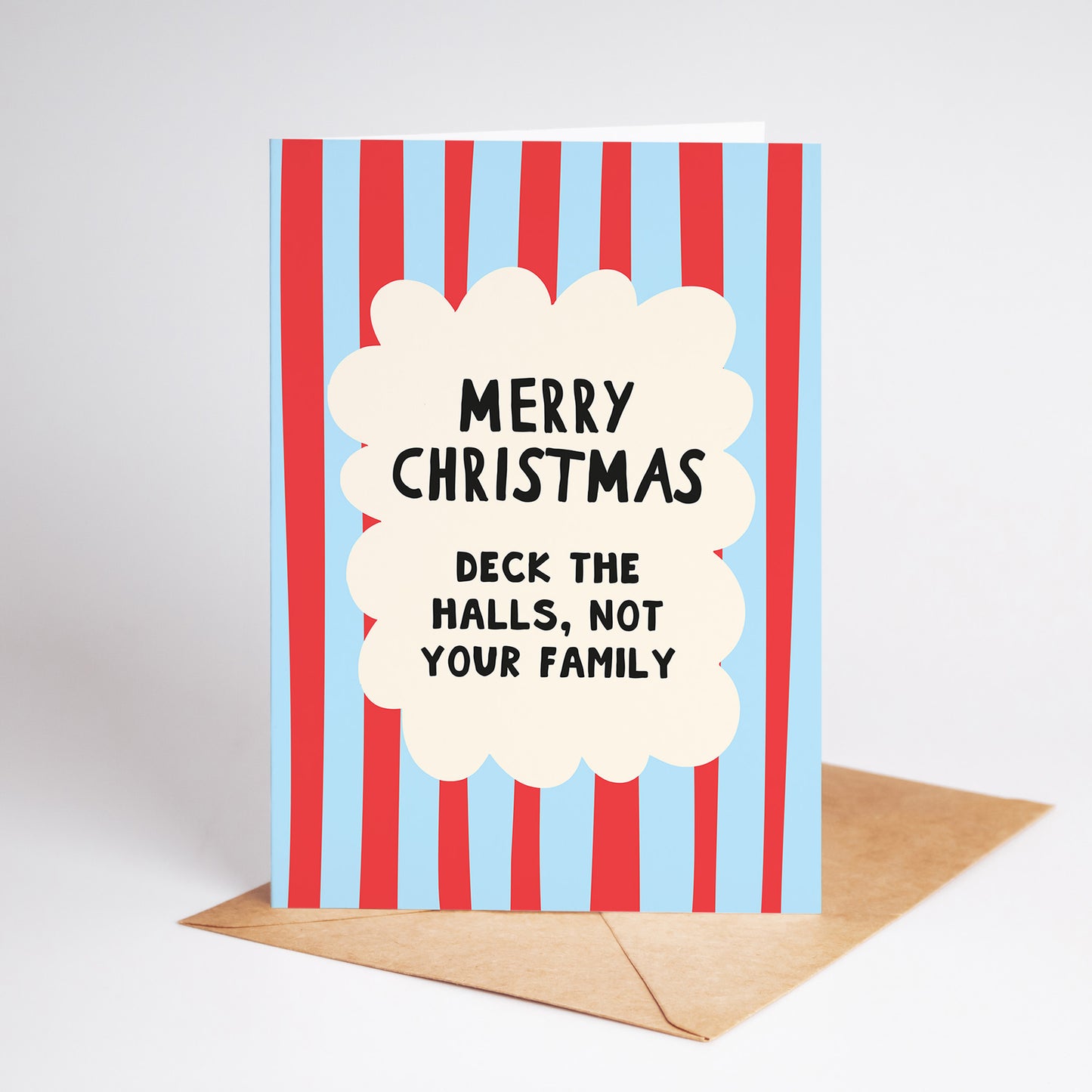 Deck the Halls Not Your Family Christmas Card