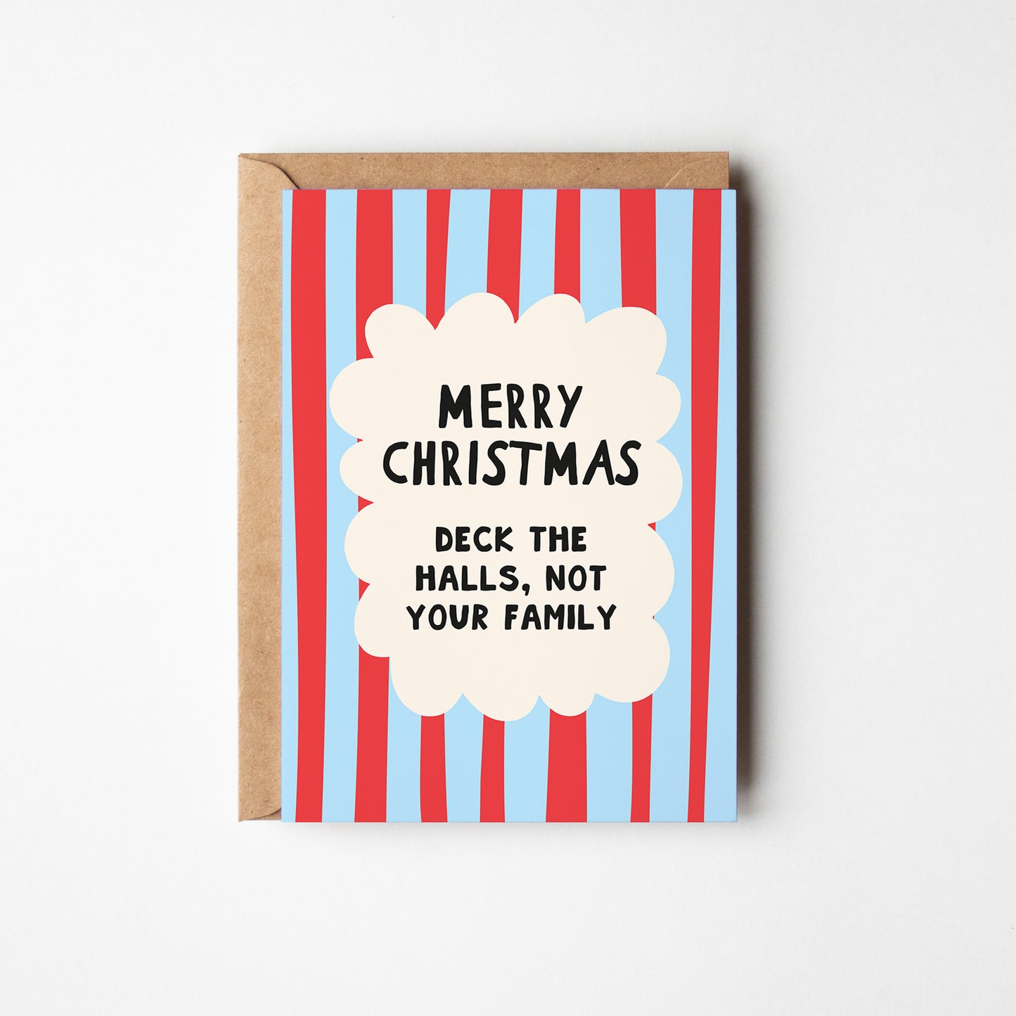 Deck the Halls Not Your Family Christmas Card