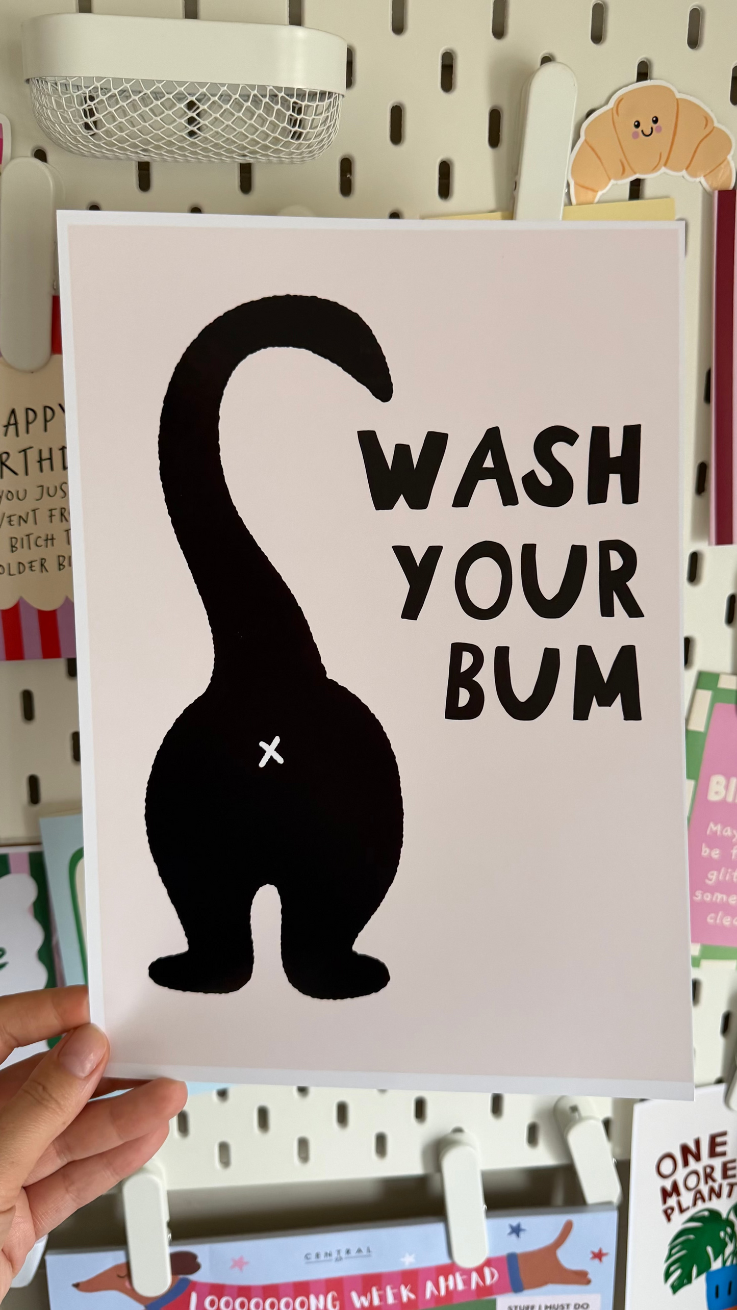 Wash Your Bum A4 (Seconds)