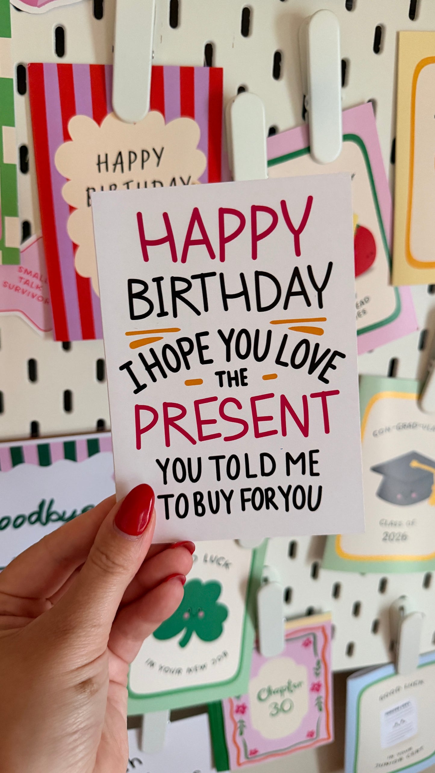 Present You Told Me to Buy For You (Seconds)