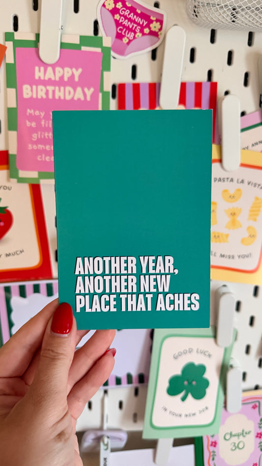 Another Year Older A New Place That Aches (Seconds)