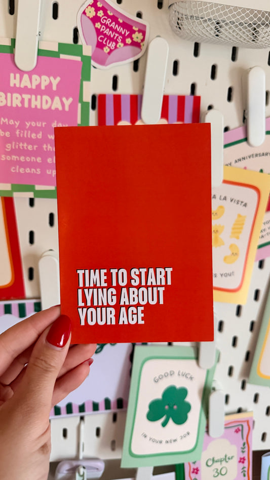 Time To Start Lying About Your Age (Seconds)