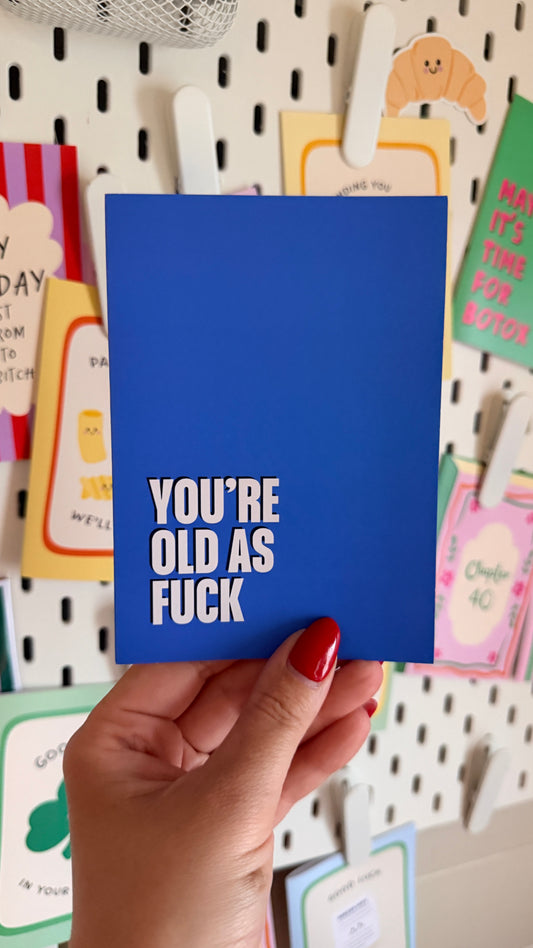 You're Old As Fuck (Seconds)