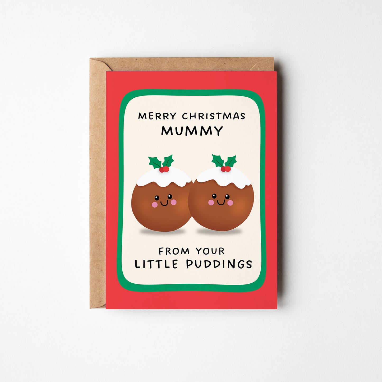 Merry Christmas Mummy From Your Little Puddings