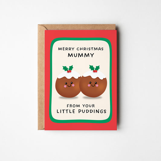 Merry Christmas Mummy From Your Little Puddings