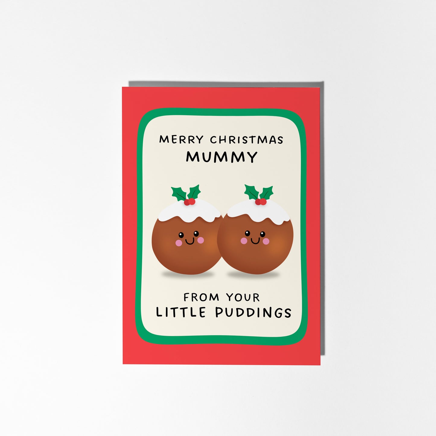Merry Christmas Mummy From Your Little Puddings