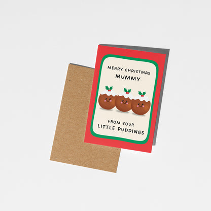 Merry Christmas Mummy From Your Little Puddings