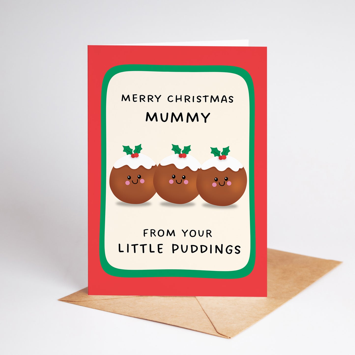 Merry Christmas Mummy From Your Little Puddings