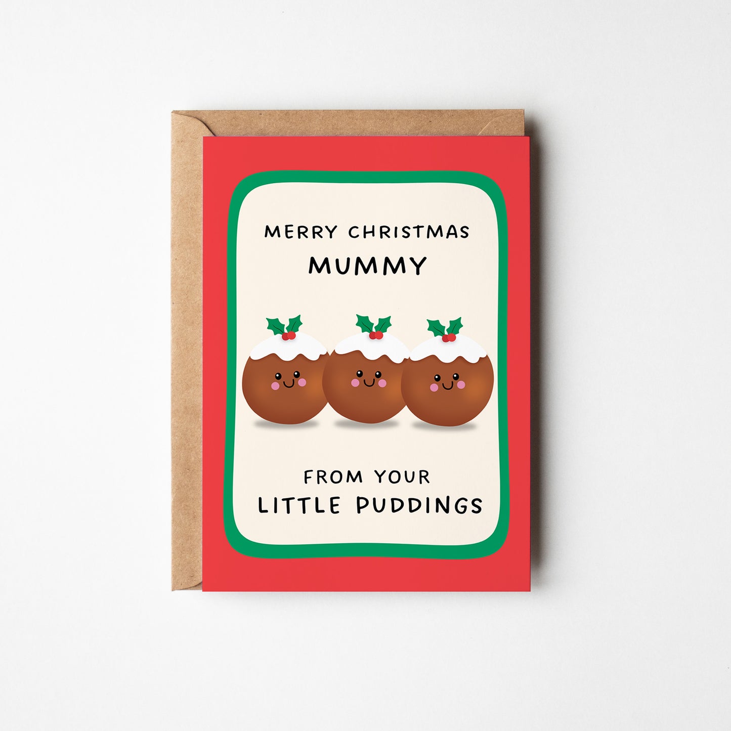 Merry Christmas Mummy From Your Little Puddings