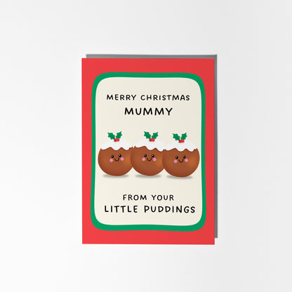 Merry Christmas Mummy From Your Little Puddings