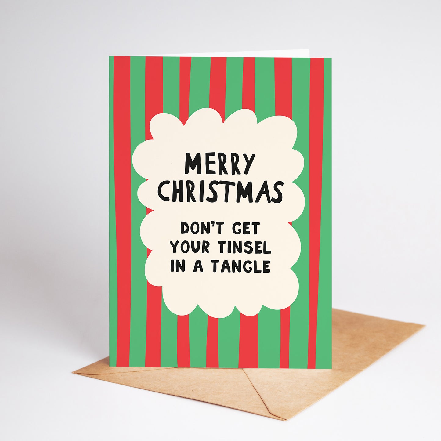 Don’t Get Your Tinsel in a Tangle Christmas Card
