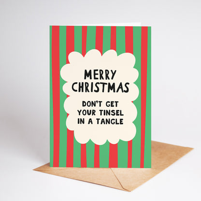 Don’t Get Your Tinsel in a Tangle Christmas Card