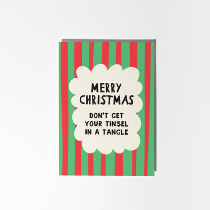 Don’t Get Your Tinsel in a Tangle Christmas Card