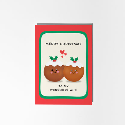 Merry Christmas Wife Card