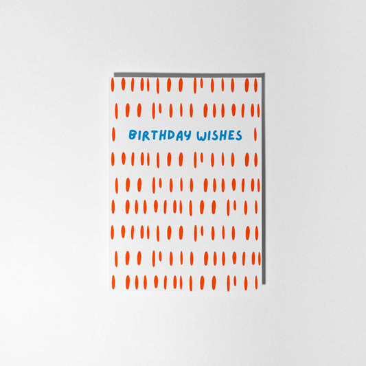 Minimalist Birthday Wishes Card, Modern and Bold Design for a Birthday Celebration - PulpKo