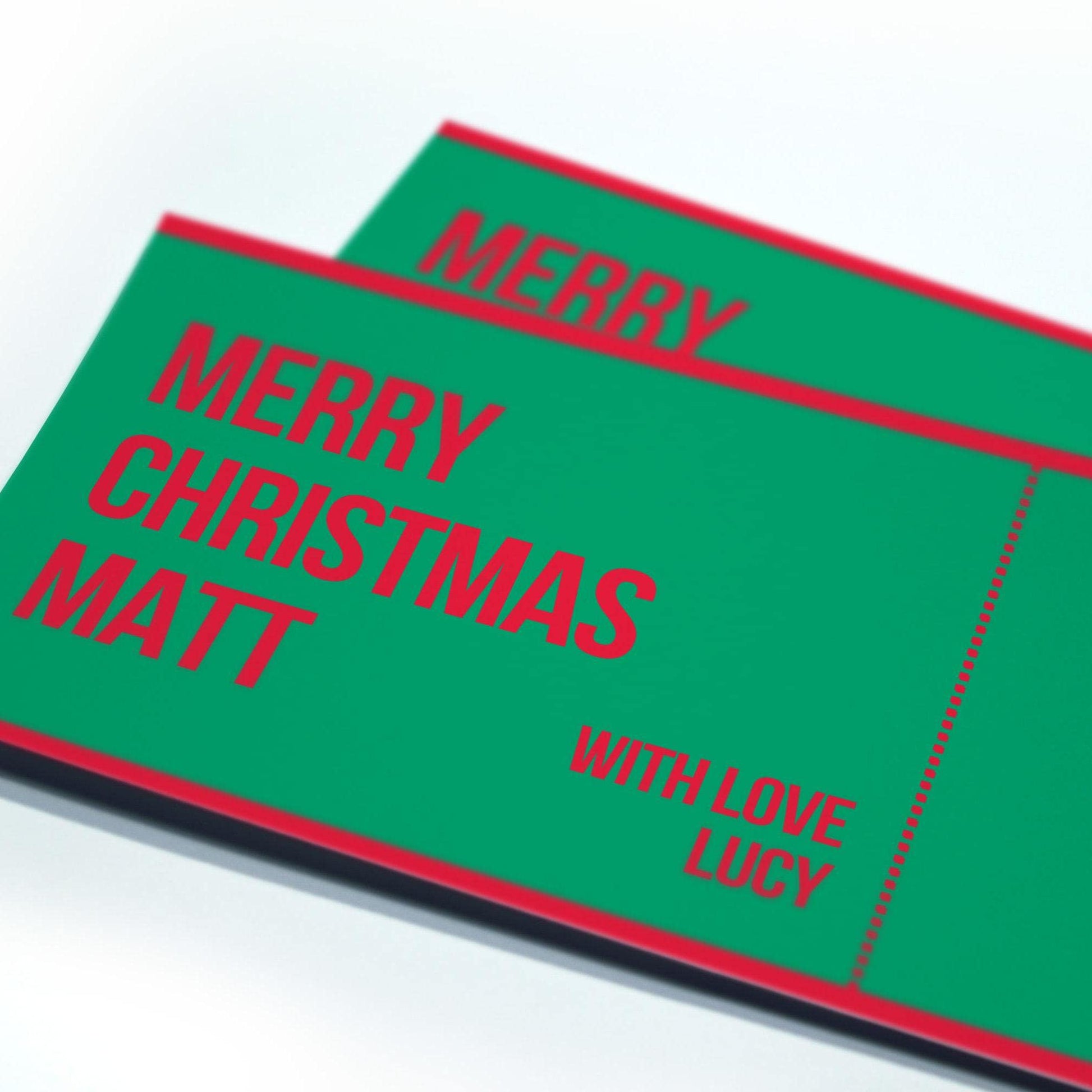 Personalised Christmas Scratch-Off Gift Voucher, Scratch to Reveal Christmas Gift - PulpKo