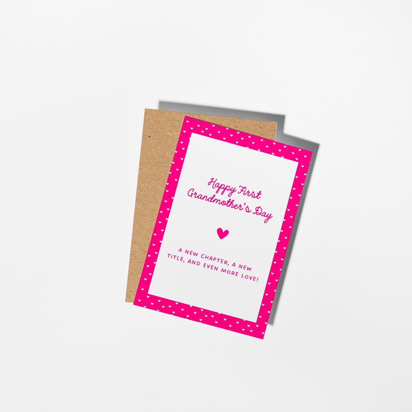 First Grandmother’s Day Card, New Grandma Card, Happy First Mother’s Day for Grandma, Cute Grandparent Card, New Nana Card - PulpKo