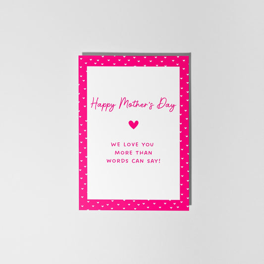 Happy Mother’s Day Card, Cute Mother’s Day Gift, Handmade Mum Card, Sentimental Mum Card, Mother’s Day from Kids - PulpKo